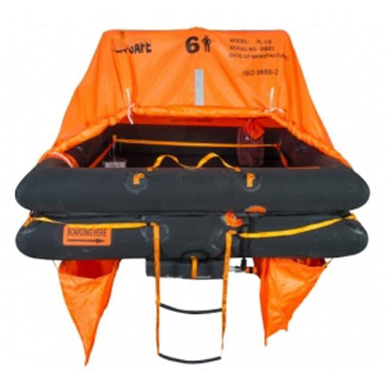 DXPLC4VR 4 Person Pro-Light Recreational Coastal Liferaft in Valise -  Seasafe