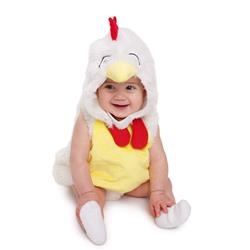 Picture of Dress Up America 862-0-6 Plush Rooster Chicken Costume for 0 to 6 Months Baby