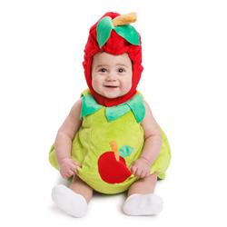 Picture of Dress Up America 867-12-24 Sugar Sweet Apple Costume for 12 to 24 Months Baby