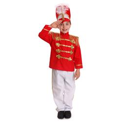 Fancy Drum Major Costume for 16 to 18 Years Boys, Red & White - Extra Large