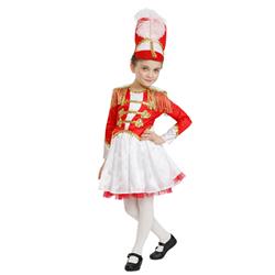 Picture of Dress Up America 876-XL Fancy Drum Majorette Costume for 16 to 18 Years Girls, Red & White - Extra Large