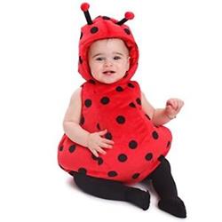 Picture of Dress Up America 866-0-6 Soft & Cuddly Baby Ladybug Costume&#44; 0 - 6 Months
