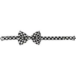 Picture of Dress Up America 970 Checkered Bow Tie&#44; Black & White