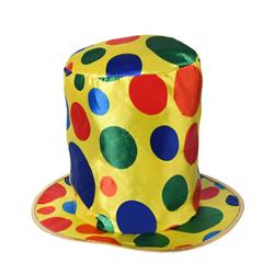 Polka Dot Clown Top Hat