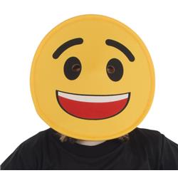 Smiling Face Emoji Mask - Adult