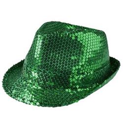Sequin Hat, Green