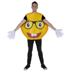 Adult Glasses Smiley Costume - One Size