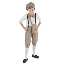 Vintage Newsboy Costume - Large - Age Group 12-14 Years