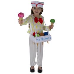 Picture of Dress Up America 1038-L Ice Cream Vendor Costume - Large - Age Group 12-14 Years