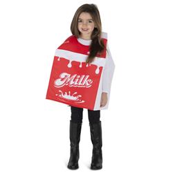 Picture of Dress Up America 1039-T4-S Milk Carton Costume - Toddler 4 & Small