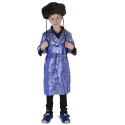 Kids Blue Rabbi Coat - Toddler 2