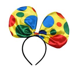 Polka Dot Clown Headband - Large
