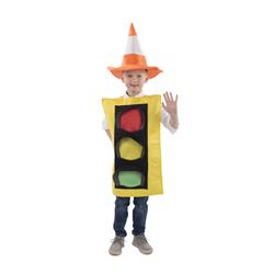 Picture of Dress Up America 899-T4-S Traffic Light Costume with Tunic & Hat for Ages 4 to 6 - Toddler 4 to Small