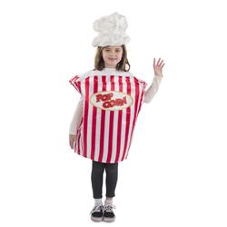 1003-M-L Pop Corn Kids Costume - Medium & Large - Age Group 8-10 & 12-14 Years
