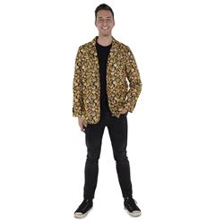 Picture of Dress Up America 1049-S Adult Emoji Jacket Costume, Small