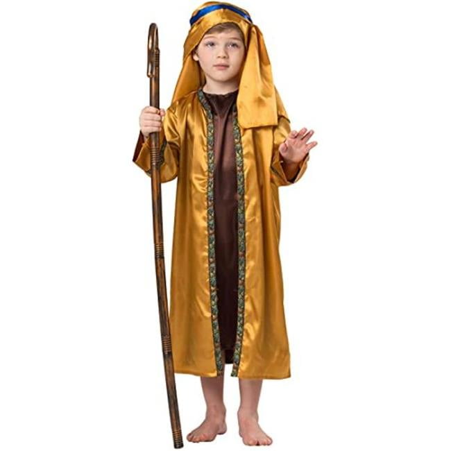 Picture of Dress Up America 1072-T2 Shepherd Biblical Costume Set for Boys&#44; Brown & Gold - 2-Toddler