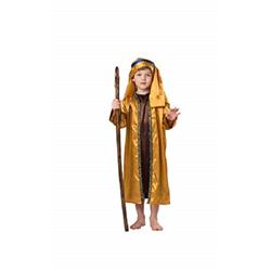 Picture of Dress Up America 1072-T4 Shepherd Costume with Robe Coat Headpiece & Crook&#44; Brown - Toddler 4