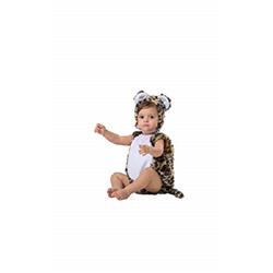 Picture of Dress Up America 1078-0-6 Baby Leopard Costume with Bubble & Hat&#44; Multi Color - 0 to 6 Months