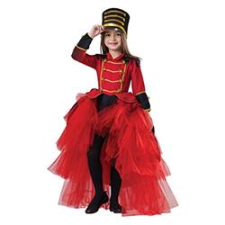 Picture of Dress Up America 1080-M Toy Solider Dress for Girls&#44; Red - Medium - 8-10 Age