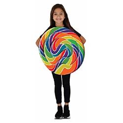 Kids Unisex Lollipop Costume with Tunic, One Size