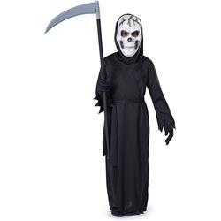 Picture of Dress Up America 1090-L Halloween Grim Reaper Costume for Boys - Large - 12-14 Years
