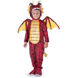 Picture of Dress Up America 1094-S Dragon Costume for Kids, Red - Small - 4-6 Years