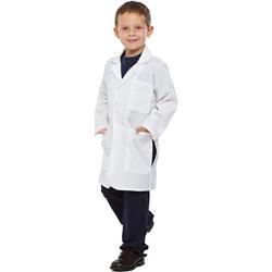 Unisex Doctor Lab Coat for Kids, White - Medium
