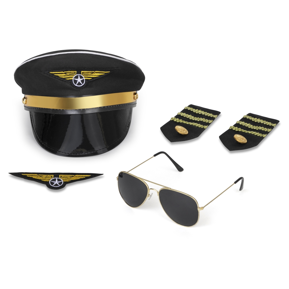 Picture of Dress Up America 1143 Pilot Costume Accessory Set - Kids