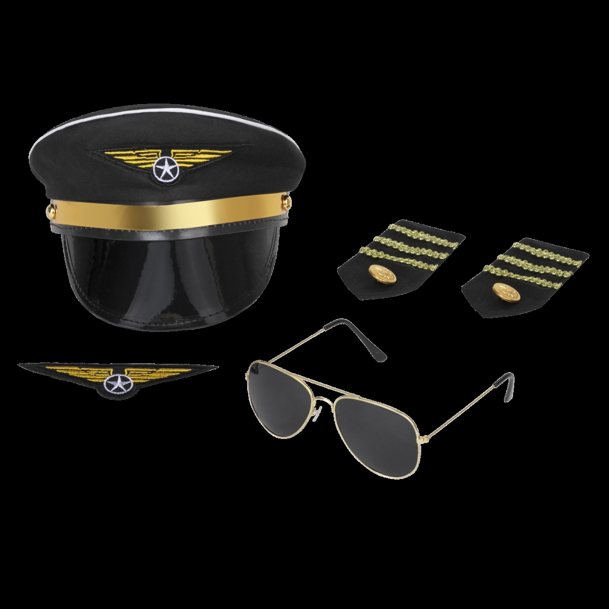 Picture of Dress Up America 1144 Pilot Costume Accessory Set for Adults