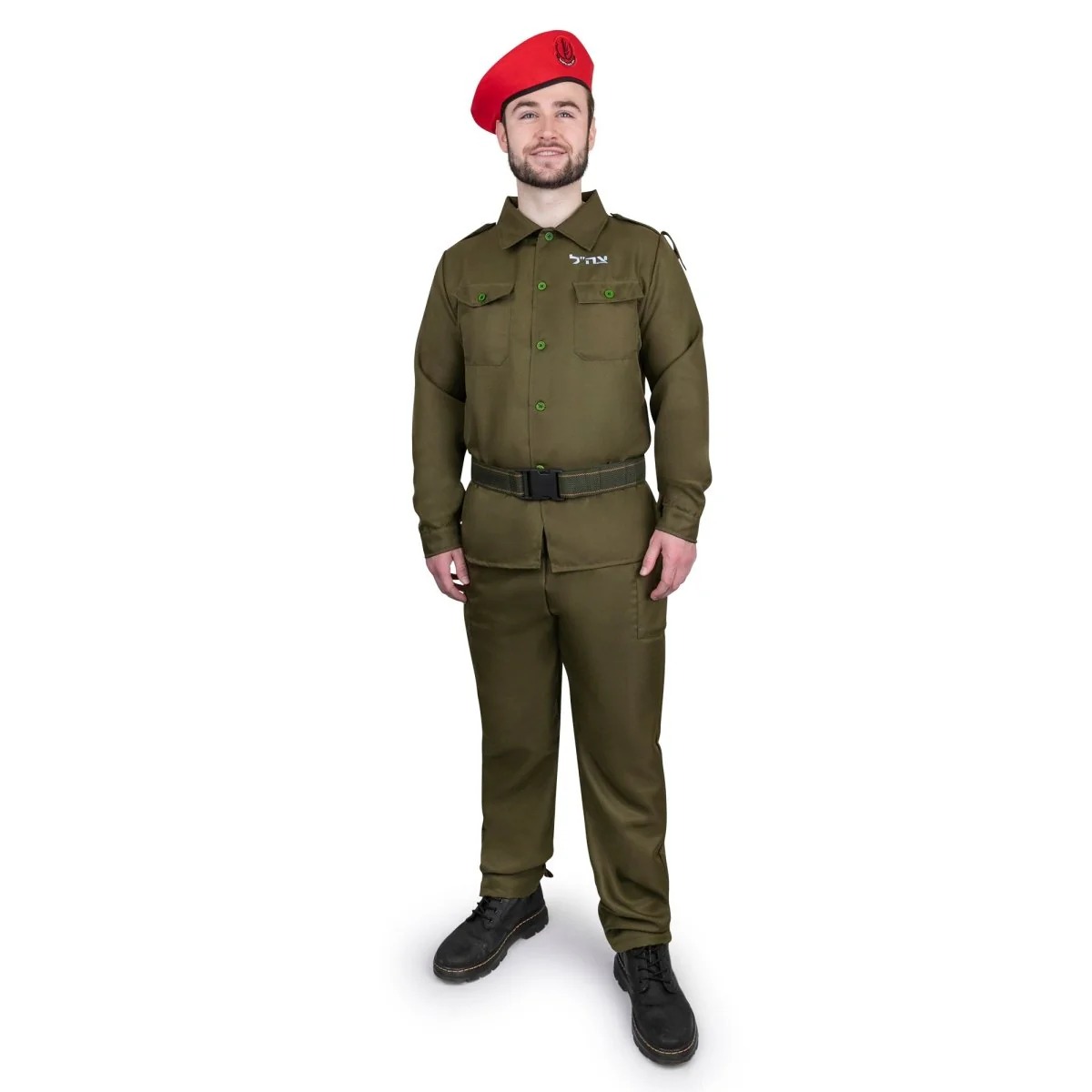 Picture of Dress Up America 1243-L Israeli Soldier Costume for Adults - Large