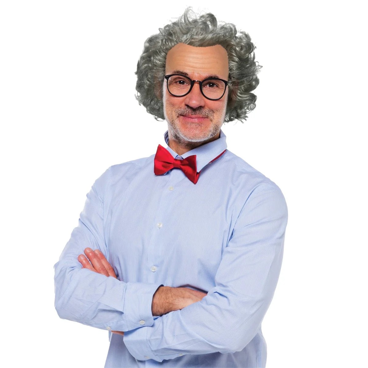 1180 Grandpa Wig for Adults - Gray