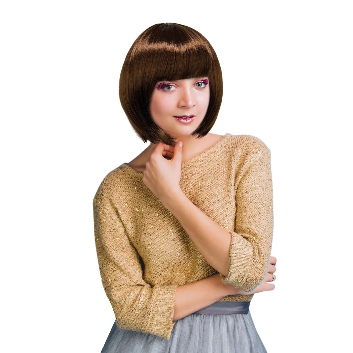 1182 Bob Wig for Women - Brown