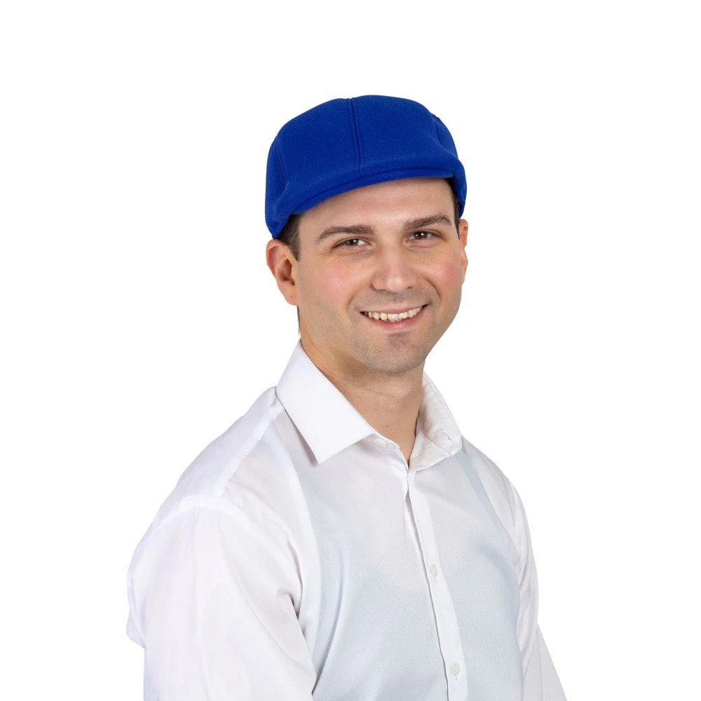 1301-BL Flat Cap for Adults - Blue