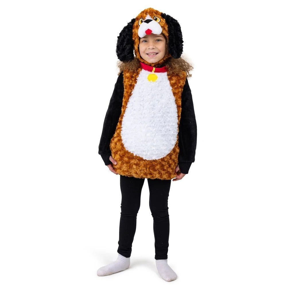 Toddler Plush Dog Costume - Brown - Size T2 - Adorable Design