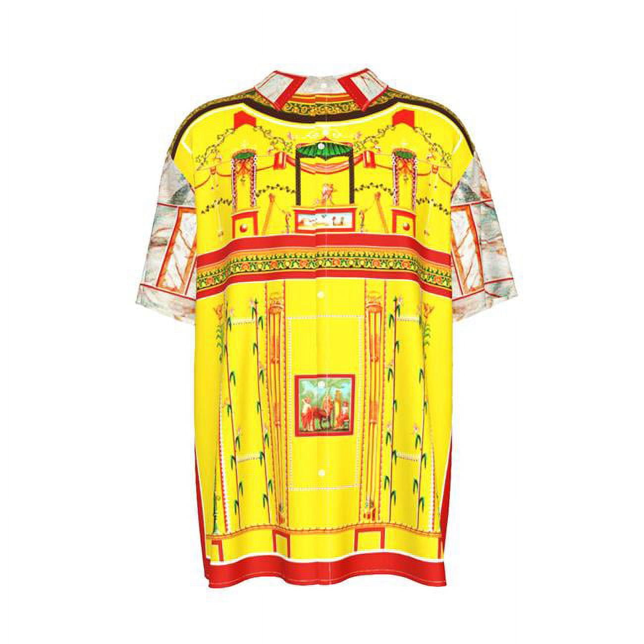 Gilmores Golden Glow Short Sleeve Button Shirts - Small