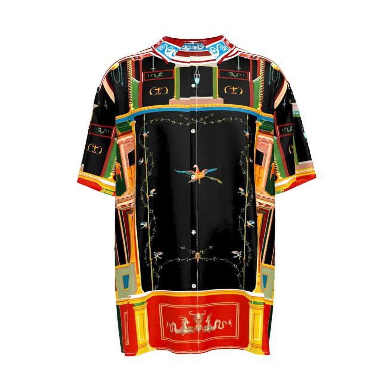 Miss Pentacles Art Board Short Sleeve Button Shirts - Medium