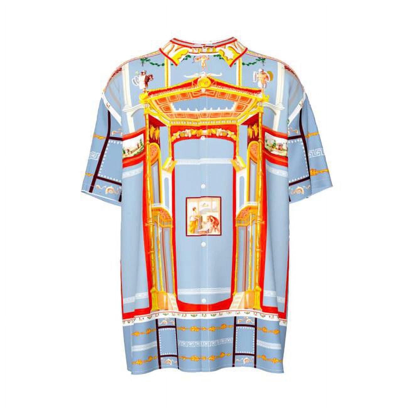 Pennys Pretty Fresco Short Sleeve Button Shirts - 5XL