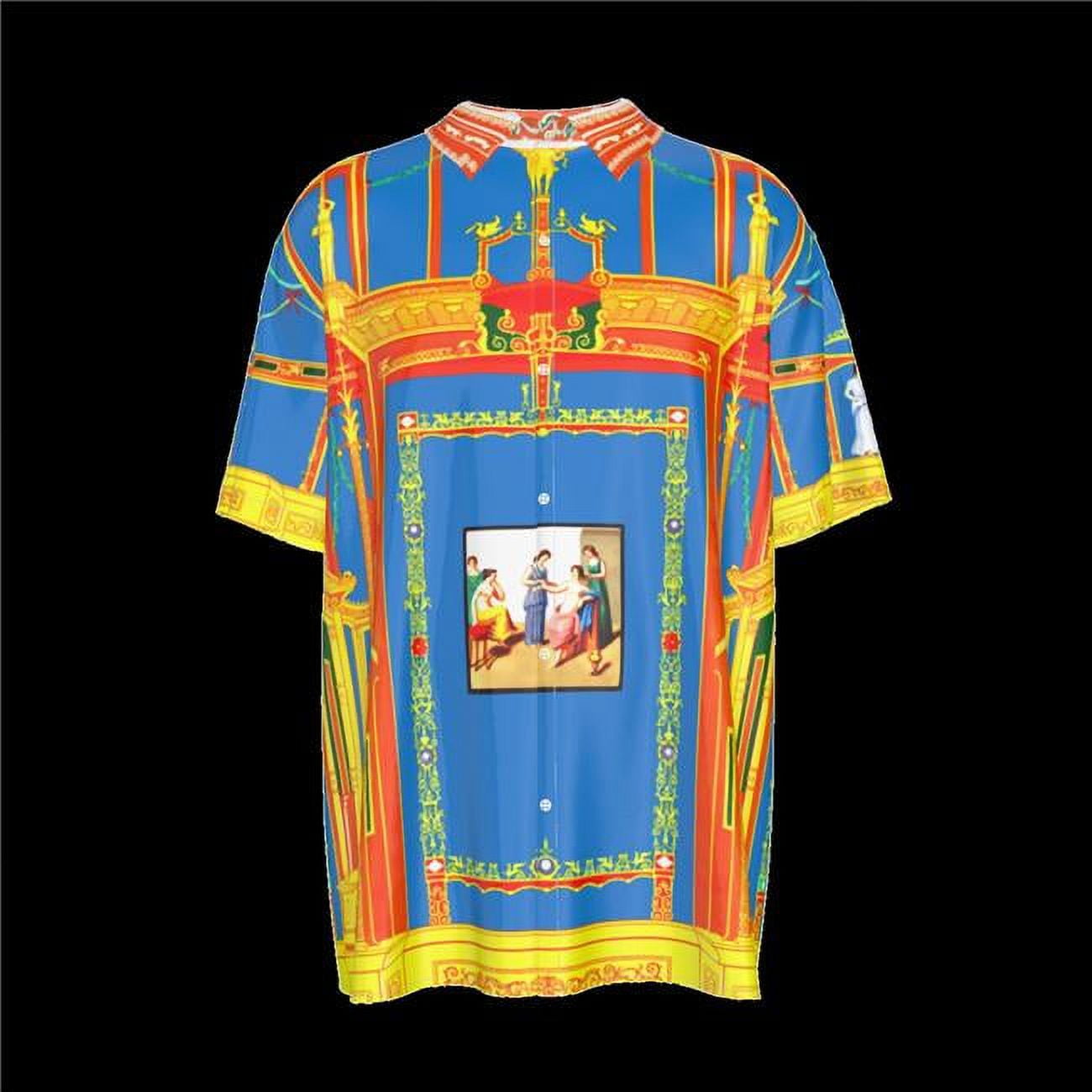 80s Gym Mats Short Sleeve Button Shirts - 5XL