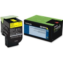 Picture of Lexmark TRD80C1HY0 3K Trend Compatible Yellow Toner Cartridge