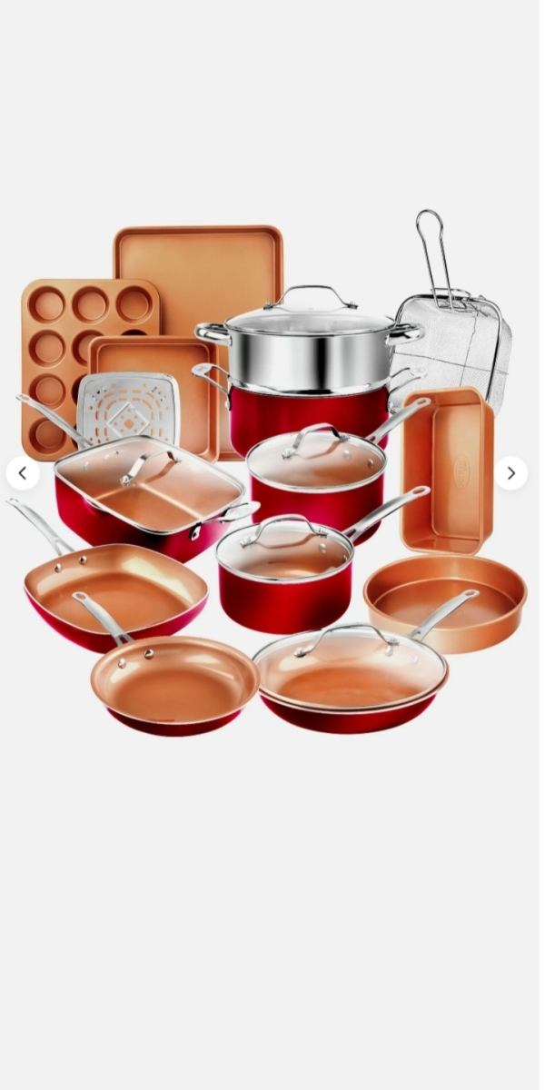 Picture of GOTHAM STEEL 182 Gotham Steel 20 Piece Nonstick Cookware & Bakeware Set - 3 Available Colors