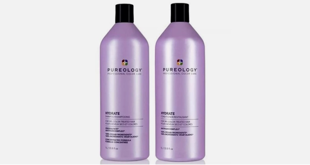 008 Pureology Hydrate Shampoo and Conditioner Liter Duo Set (33.8oz each) -  DAVE'S &CO