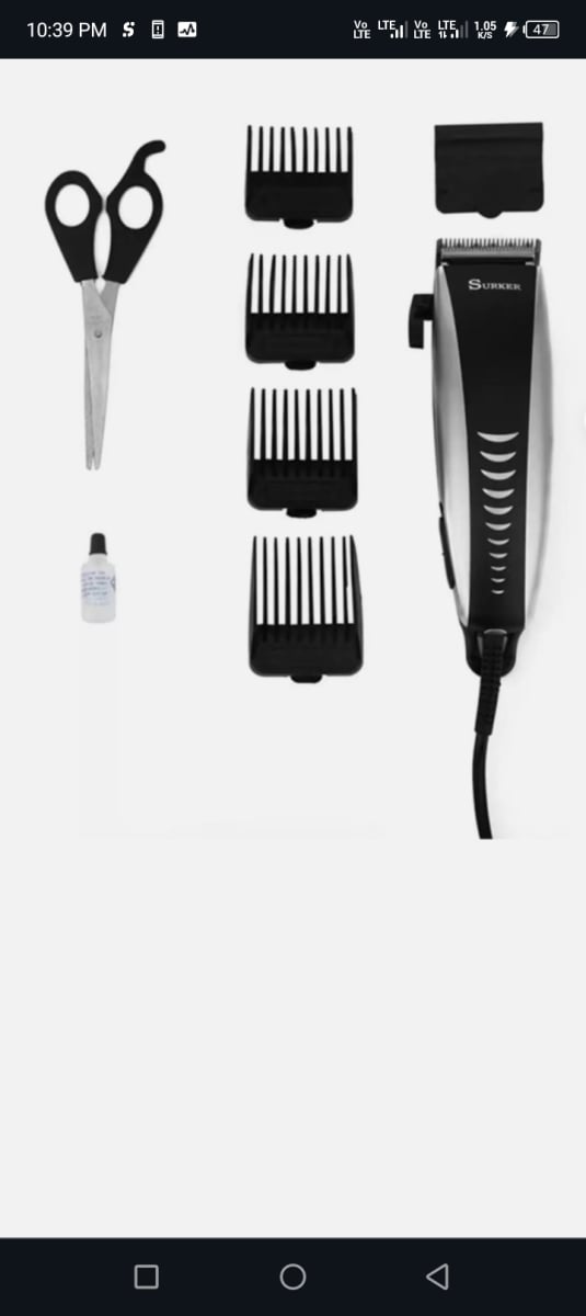 Picture of 212 Main 044 Professional Hair Clippers Kit for Men Electric Hair Trimmer Barber Clippers
