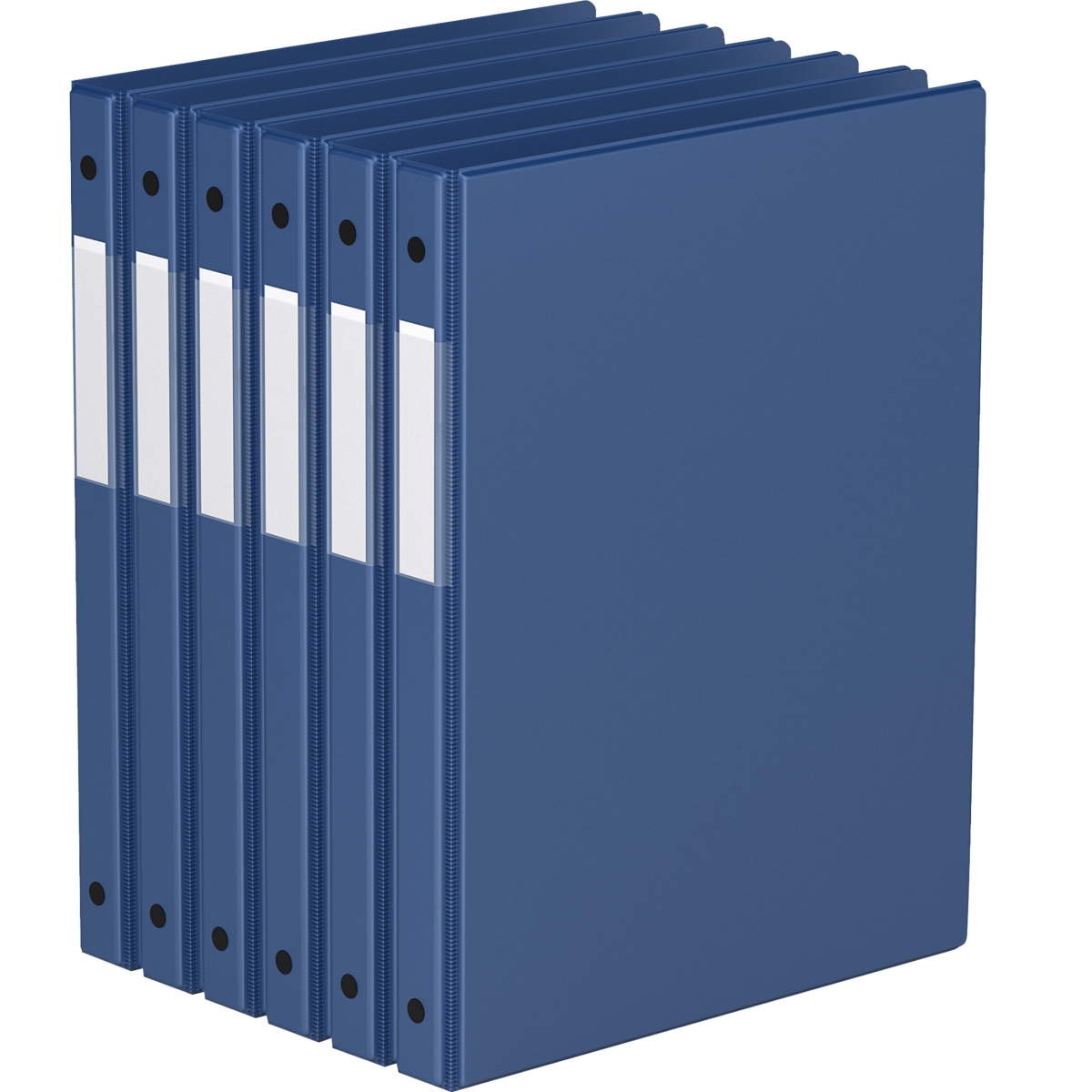 Premium Economy, Round Ring, Binder, 6 Pack (Royal Blue, 5/8')