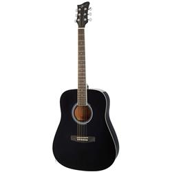 Picture of Jay Turser JJ45-BK-A-U Dreadnought Acoustic Guitar&#44; Black