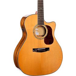 GOLDA6-BO-U Gold Series A6 Auditorium Bocote Acoustic Electric Guitar with Case, Natural -  Cort Guitars