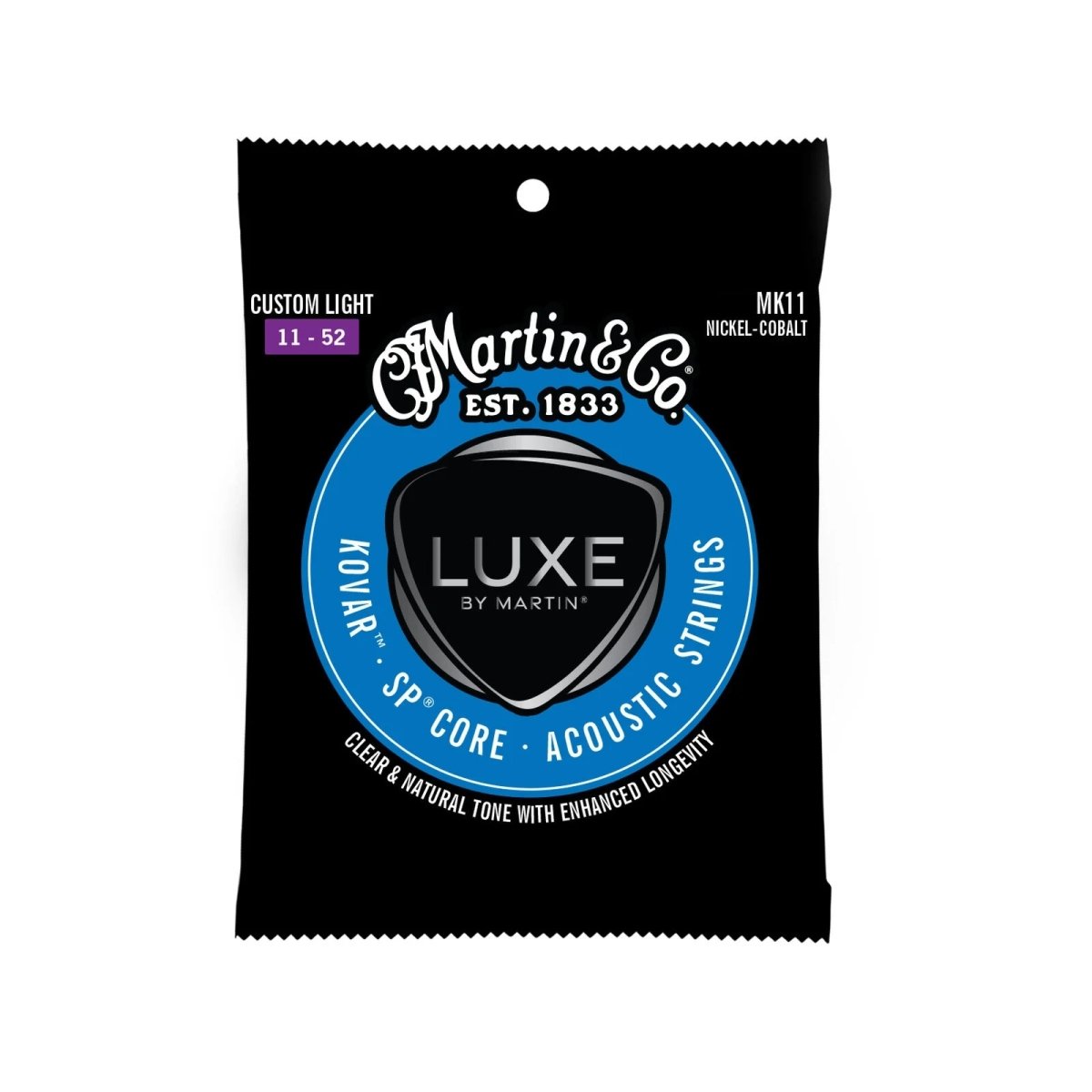 41Y23MK11-U Luxe By Martin Kovar Acoustic Cusotm Light Guitar Strings -  MARTIN STRINGS