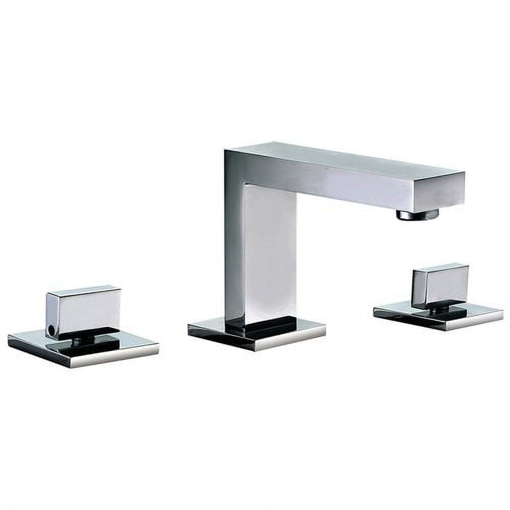 3-Hole Widespread Lavatory Faucet With Cross Handles - Chrome -  FurnOrama, FU2959410