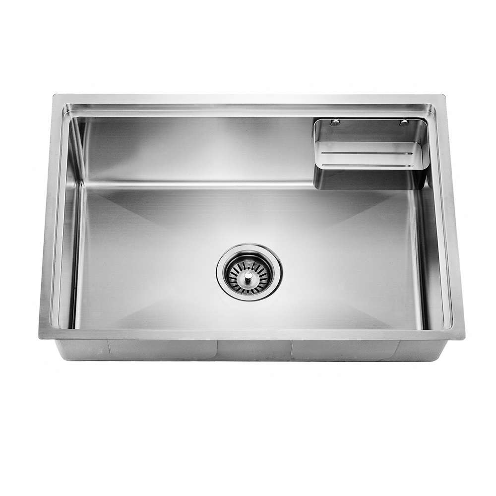 Picture of DAWN SRU241610-N Dawn Undermount Small Corner Radius Single Bowl Sink With Basket (BK710)