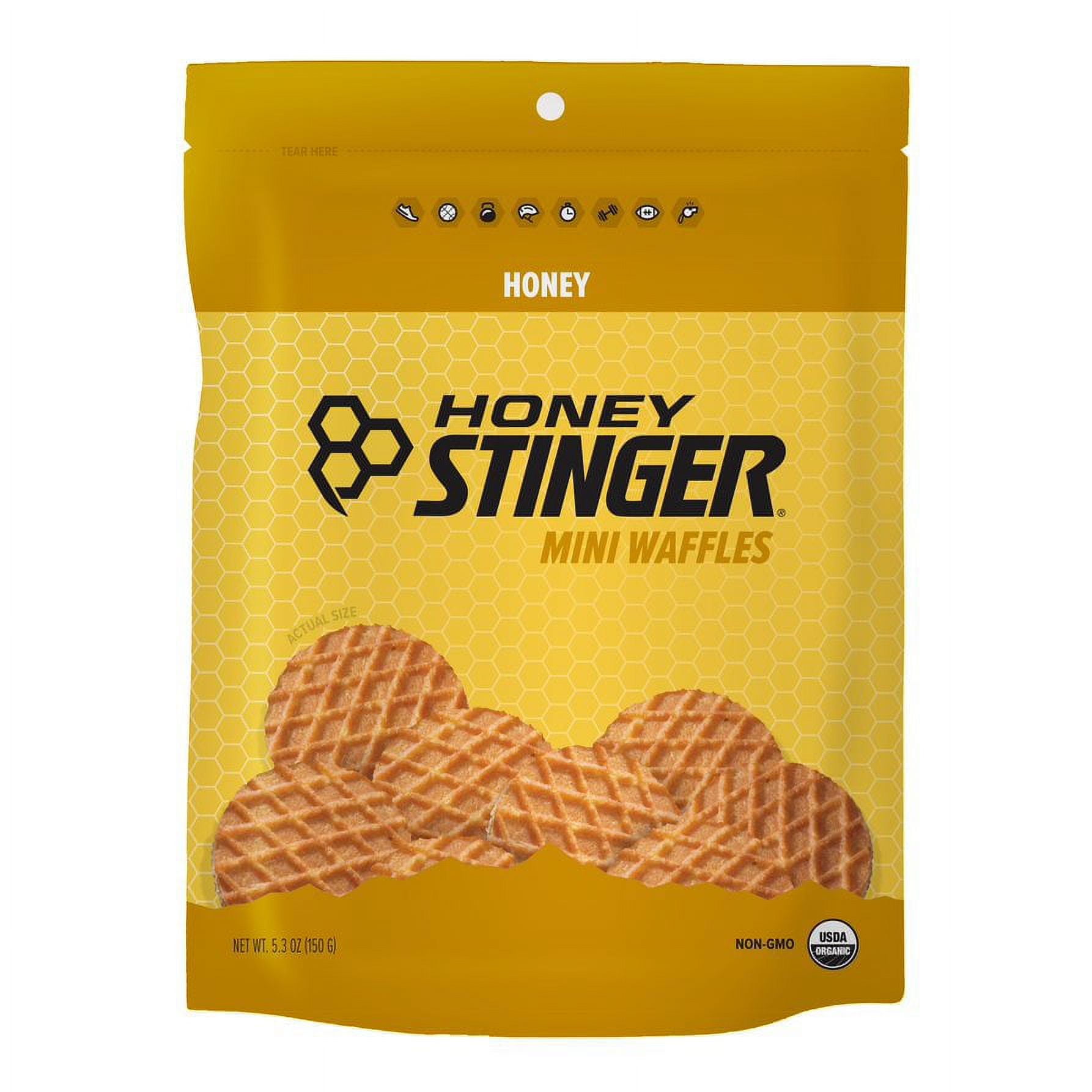 Picture of Honey Stinger 345064 5 oz Bag Mini Waffles, Honey