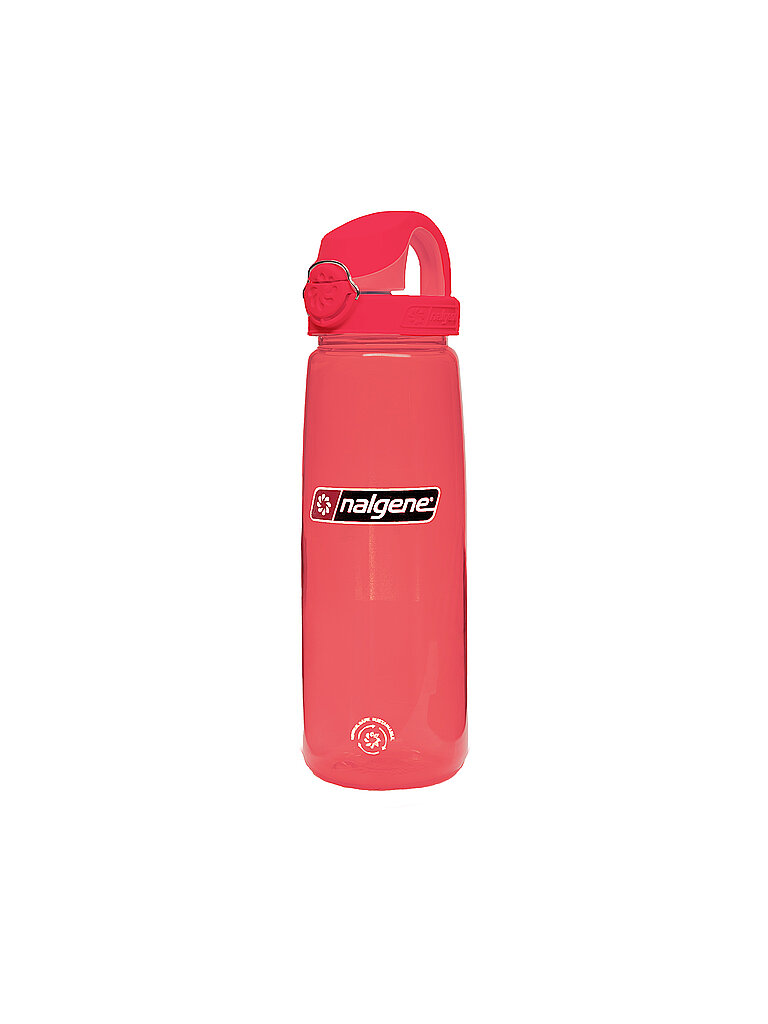 Picture of Nalgene 348754 24 oz On-The-Fly Sustain Bottle with Beet Red Tonal Cap